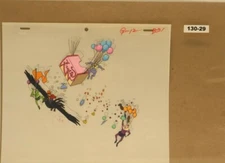 Little Nemo Original Production Drawing And Cel 130-29 - Used Condition