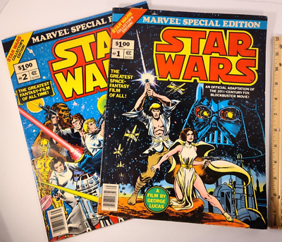 STAR WARS Marvel Special Edition　#1 Star Wars Marvel Special Edition #1 & #2 (Marvel, 1977). Very Fine