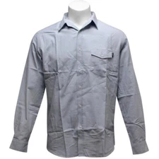 $67.99 HUF Pocket Oxford Woven Shirt (powder blue) HUFBU03PKXPDB