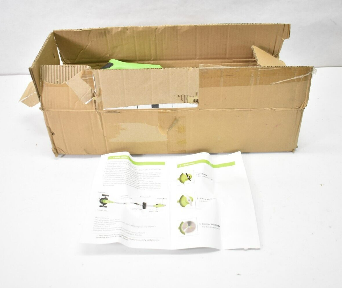 Weed Wacker Battery Operated 3 In 1 Cordless Grass Trimmer w Wheels No String