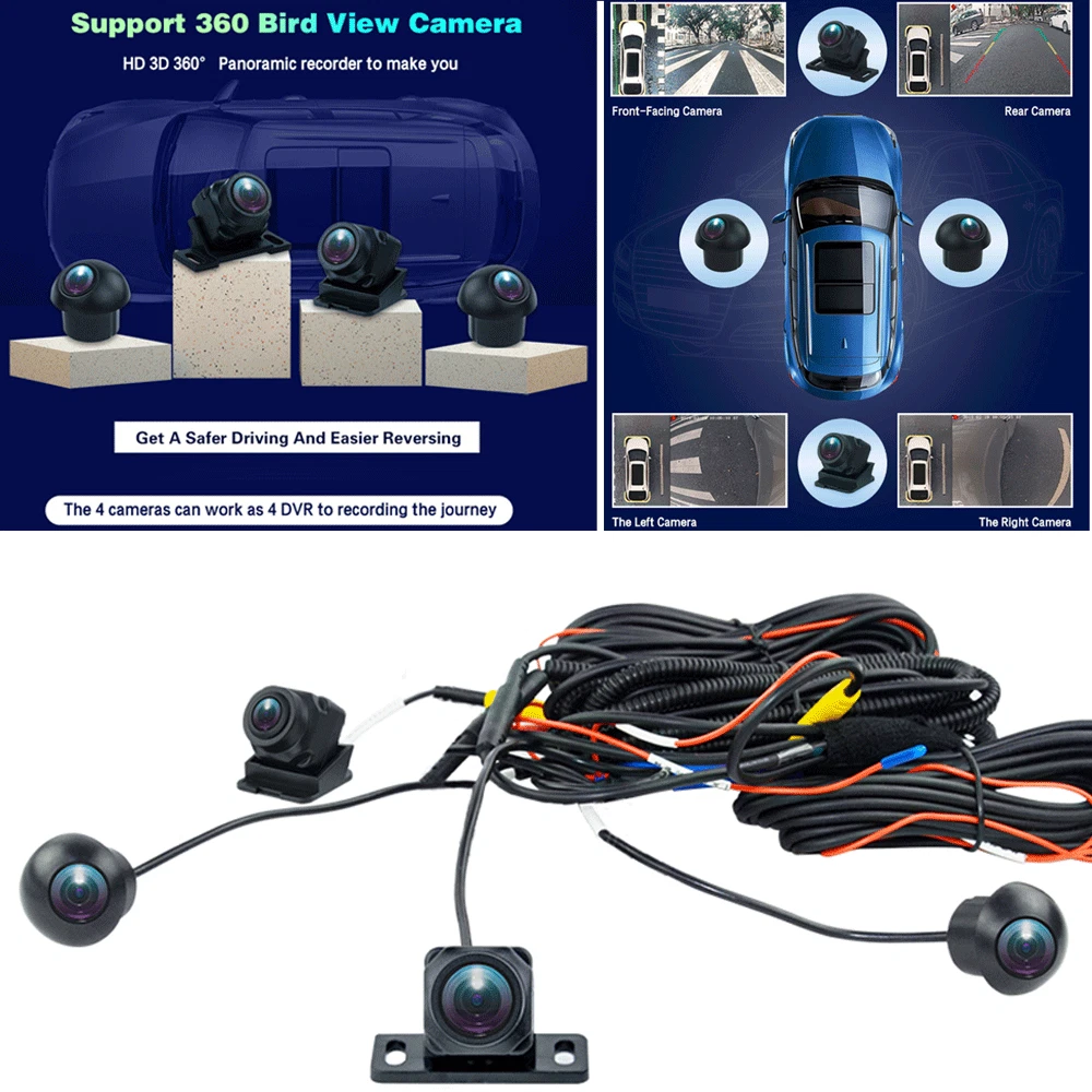 Front Facing View Car Camera with Monitor