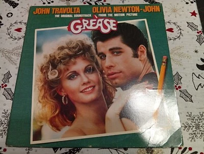 double vinyle 33 tours, John Travolta et Olivia Newton John, Grease - Photo 1/3