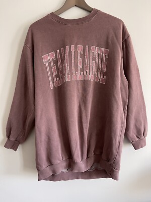 ASOS Pacific Republic Women s Long Sweatshirt With Team League Print Size S To L