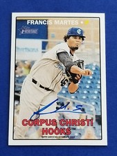 Francis Martes - 2016 Topps Heritage Minors Real One Autograph 