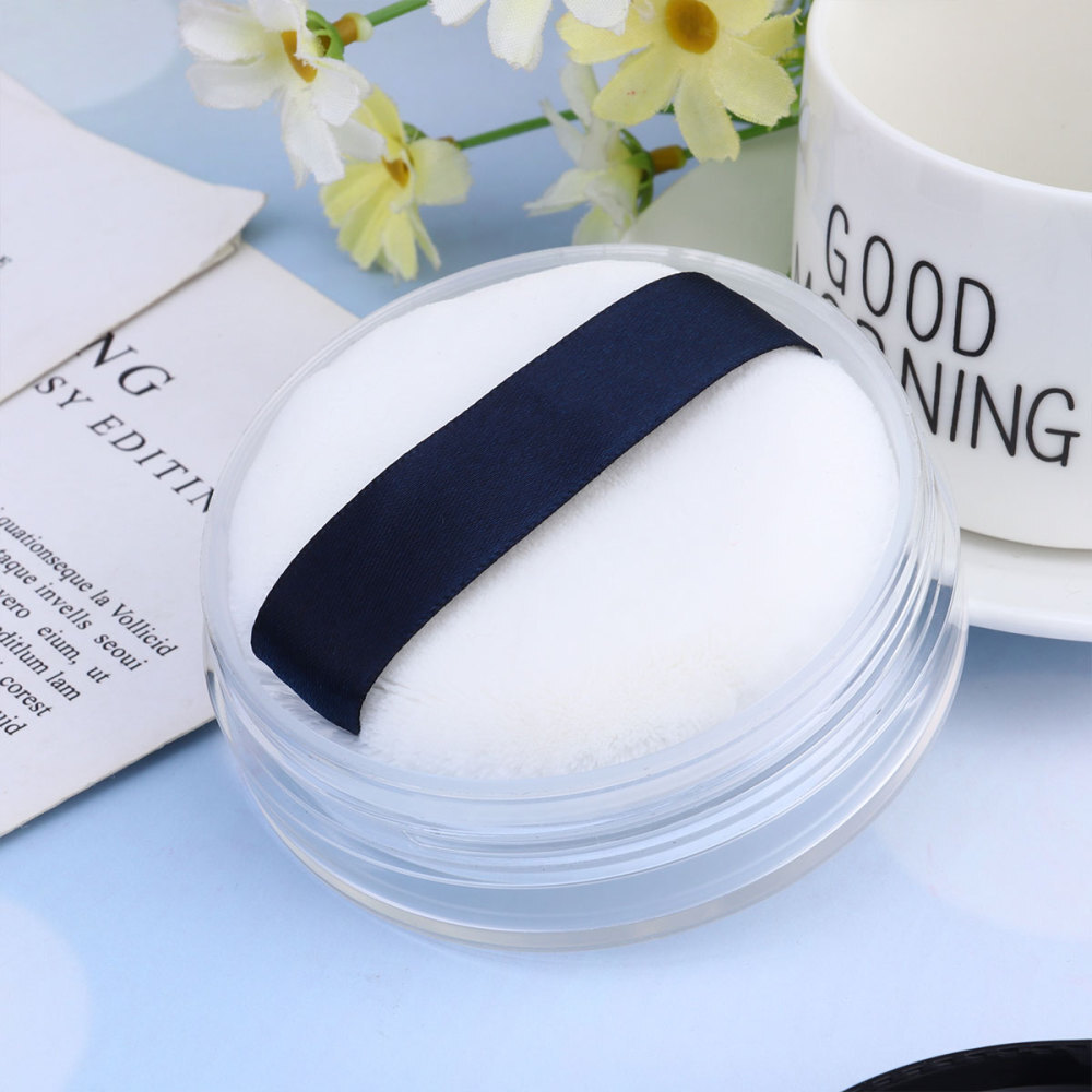 WEKADRIN Leere Puderdose Mit Puff, 15 G Fassungsvermögen – Nachfüllbarer Make-up-Behälter Für Unterwegs