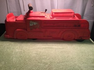vintage ride on fire truck