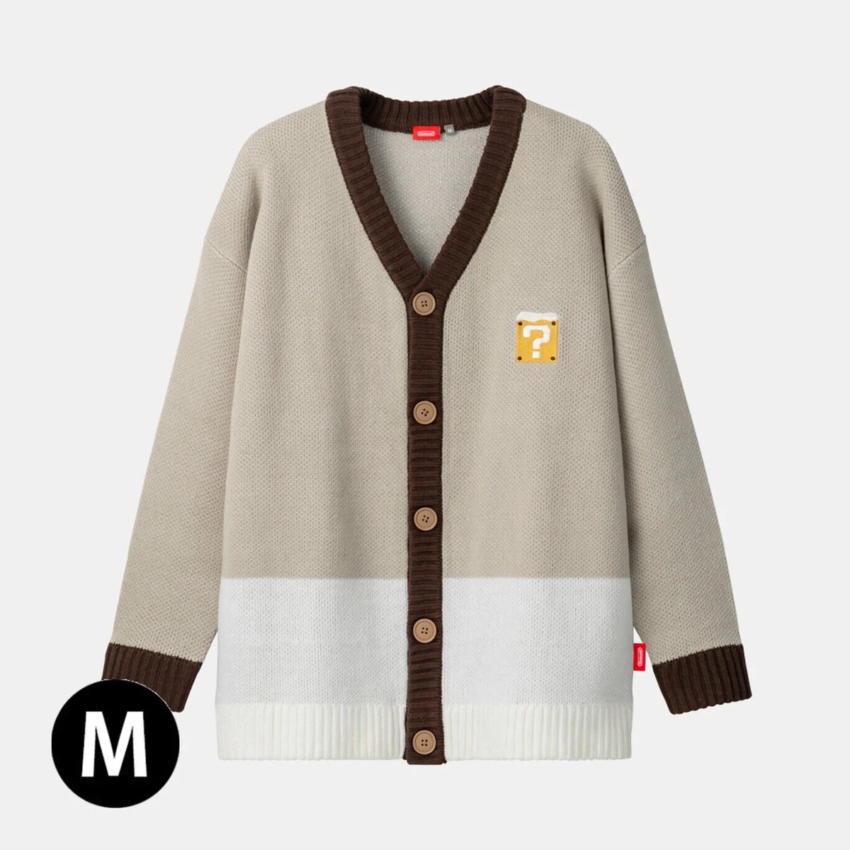 Nintendo TOKYO Super Mario Winter Collection Cardigan Unisex Nintendo TOKYO Super Mario Winter Collection Cardigan Unisex