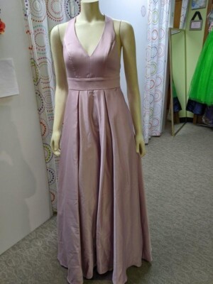 Wonderful Baby Pink With a Cute Bow Tie Empire Waist Line dress | eBay Wonderful Baby Pink With a Cute Bow Tie Empire Waist Line dress | eBay