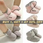 Winter Kids Baby Girls Boys Toddler Anti-slip Slippers Socks Warm Infant Shoes