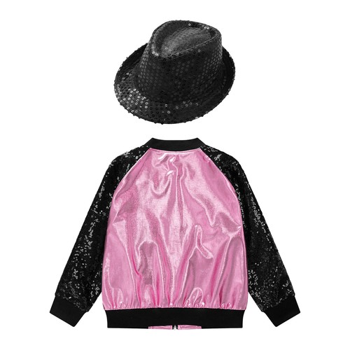 Girls Outfits Modern Hip Hop Festival Jacket Streetwear With Hat Loose Fit Top - Picture 78 of 93