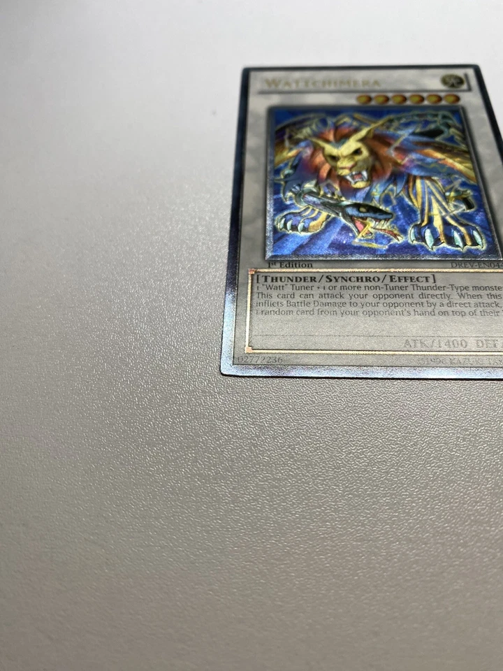 Yugioh Wattchimera 1st Edition Ultimate Rare DREV-EN044 LP - Image 3 of 4