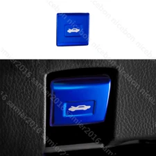 blue stainless Steel Head Cover Switch Trim Fit for Toyota ALL 2010-2021
