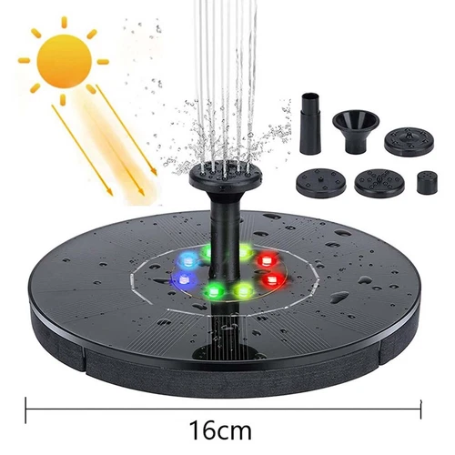 Solar Powered Fountain Water Pump Bird Bath Floating Garden Pond Pool Fish Tanks - Picture 7 of 22
