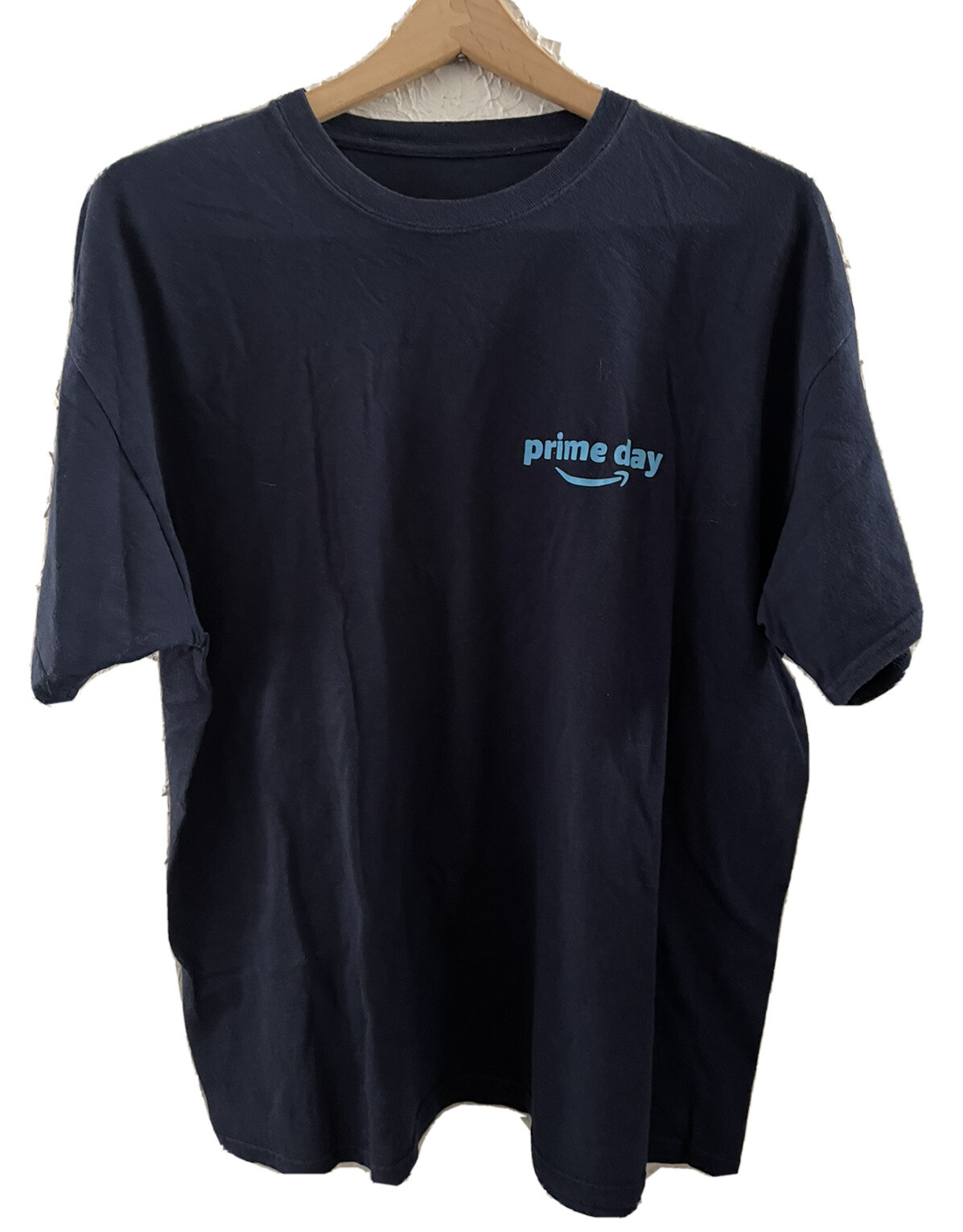 Unisex T-Shirt L Uniform Amazon Prime Day 2019 Short Sleeves Navy Blue