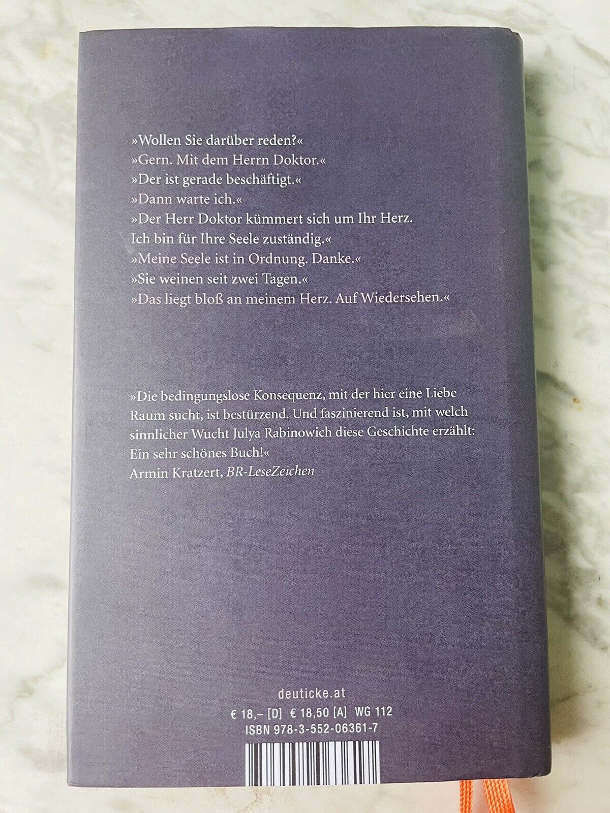 Thumbnail - Herznovelle Von Julya Rabinowich (2011, Gebundene Ausgabe)