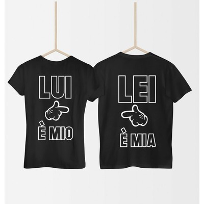MAGLIETTE COPPIA LUI LEI COPPIE DUE T-SHIRT MAGLIE UGUALI IDEA REGALO  COPPIA | eBay