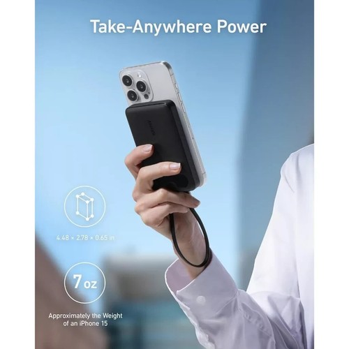 Anker Power Bank Fast Charging PowerCore 10000mAh with 1 USB C Cable & 1 USB-A - Picture 4 of 9