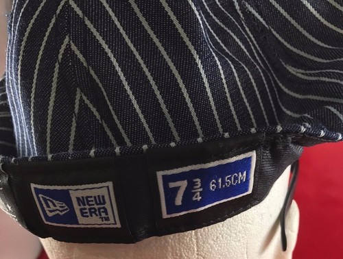 New Era 59Fifty MLB LA Dodgers Ajustado Azul Oscuro con Sombrero Blanco Despojado - Imagen 9 de 11