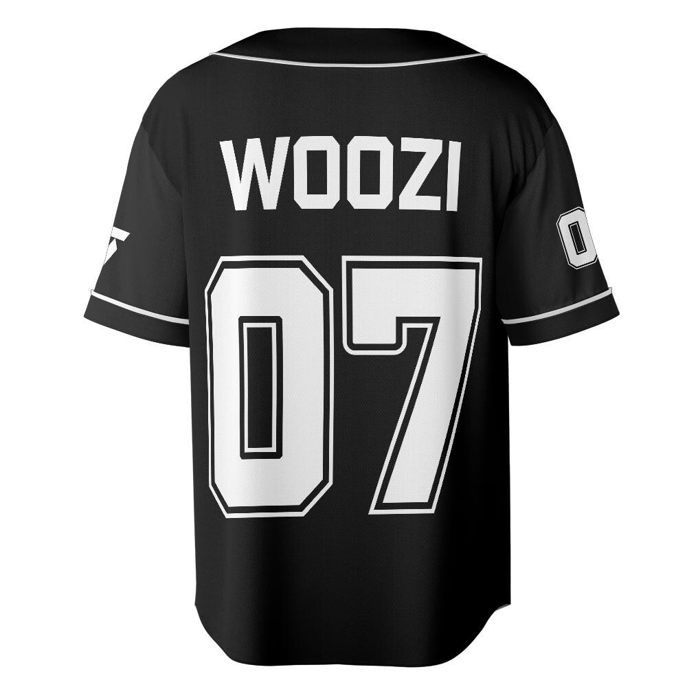 SEVENTEEN WOOZI 07 ユニフォームシャツ SEVENTEEN Baseball Jersey Carat Merch Shirt Kpop Concert Outfit