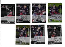 2001-02 ITG BAP  Signature Series Auto Blue Jackets  klesla #8, Denis #35 more