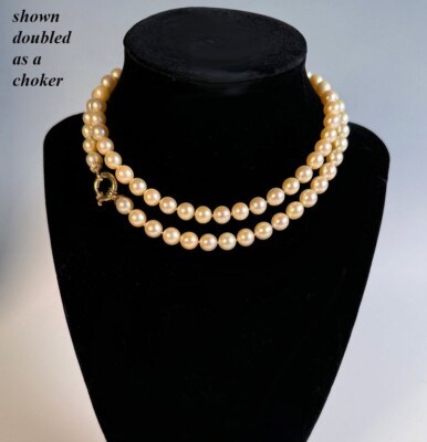ネックレス・ペンダント Antique Pearl Necklace Vintage 27