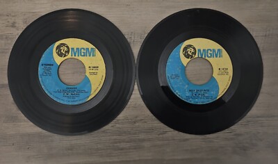  C.W. McCall Convoy / Long Lonesome Road 45 RPM Vinyl Record MGM 1975