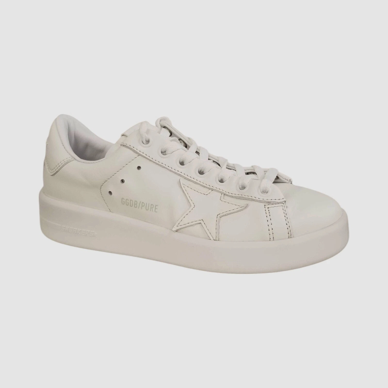 GOLDEN GOOSE Gol Goose scarpe sneakers basse stringate donna bianche pura stella taglia 36