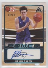 2021 Leaf Pro Set Power Base Platinum Spectrum Foil 18/99 Devin Askew Auto 0tw4