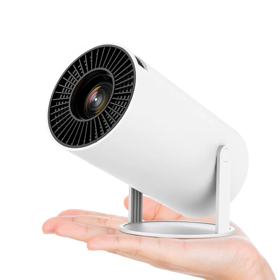 Proiettore Android 12 Smart portatile Mini 4k support Led 1080p WIFI Home Cinema - Immagine 2 di 4