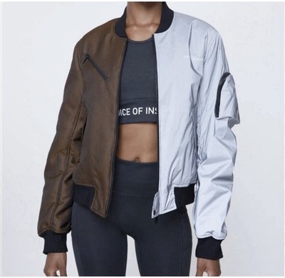 Voice Of Insiders Ultraviolet Reflective Flight Jacket Size M