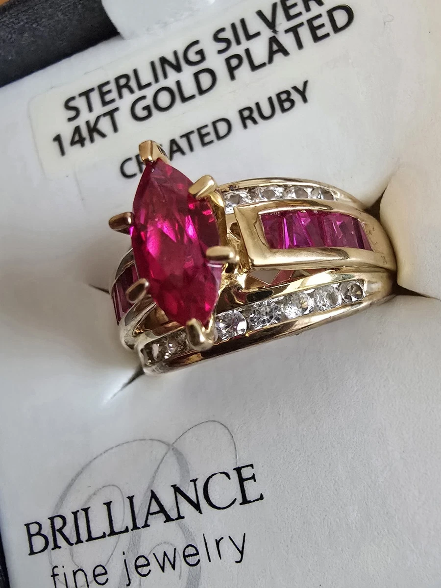 Lab-Created Ruby Fine Rings for sale | eBay