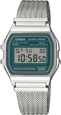 CASIO CLASSIC Series A158WEM-3JF Digital Unisex Green Dial