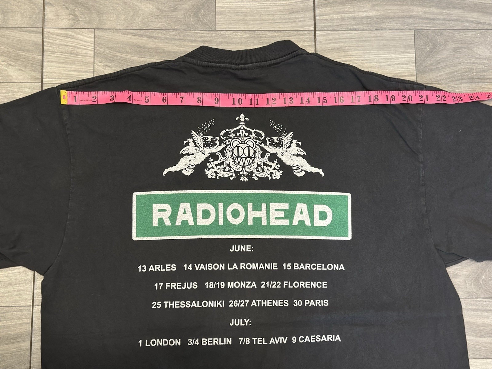 RADIOHEAD vintage 2003 HAIL TO THE THIEF EUROPEAN TOU… - Gem