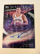 2025-26 Tyler Kolek Topps Midnight Stroke of Midnight Auto SM-TK 1/35 Ships Free