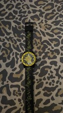 Pokemon Pikachu Analog Watch - Black Yellow Band - Collectible