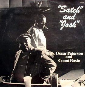 Oscar Peterson And Count Basie - Satch And Josh LP, Vinyl 70 s Jazz Pablo Label