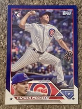 2023 Topps Series 2 - Hayden Wesneski #638 Royal Blue (RC) Chicago Cubs