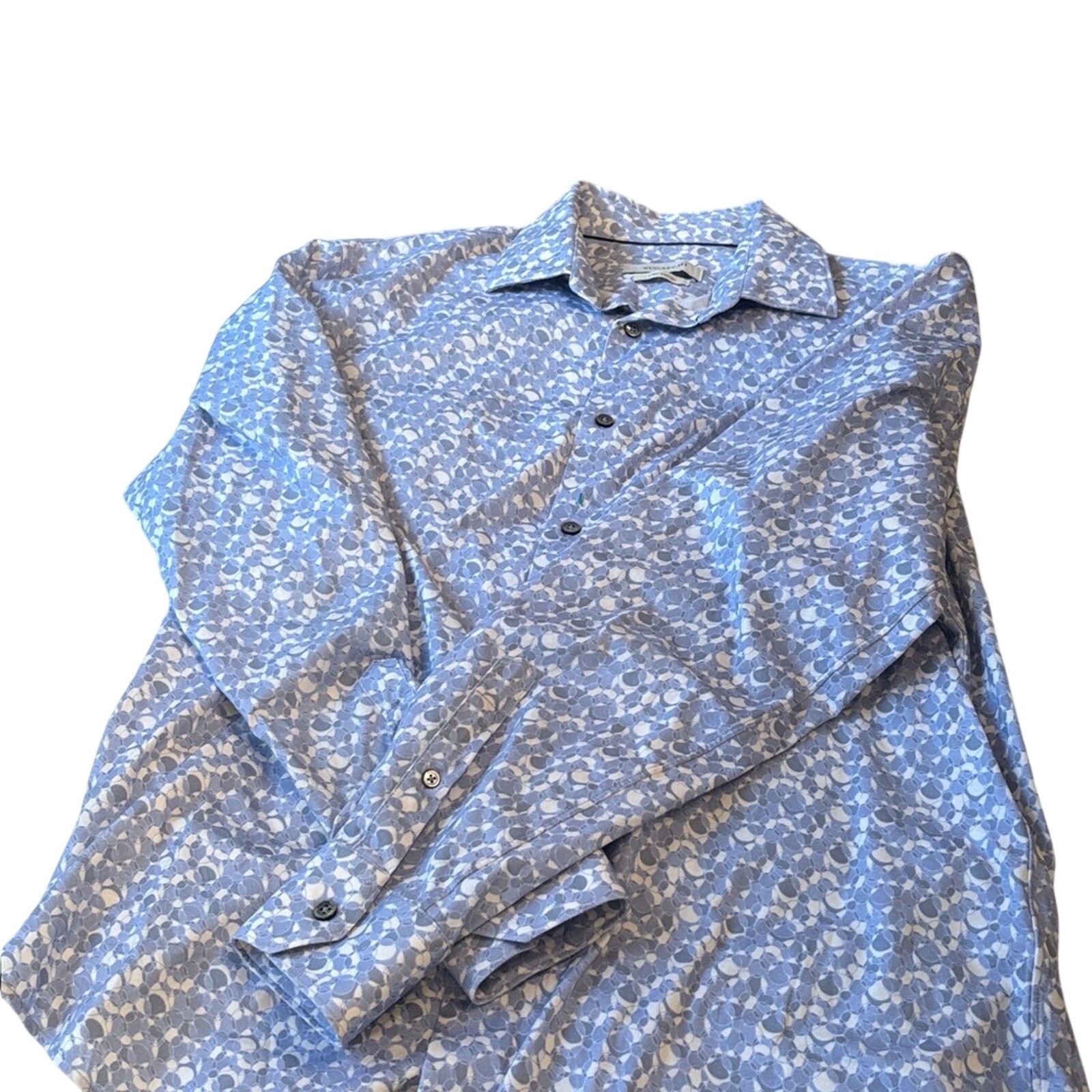 Bugatchi Light Lilac & White Patterned Shirt - image 7