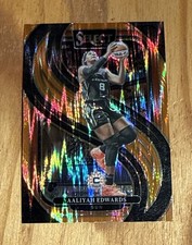 2025 Panini Select WNBA #139 Orange Flash Prizm SSP Aaliyah Edwards