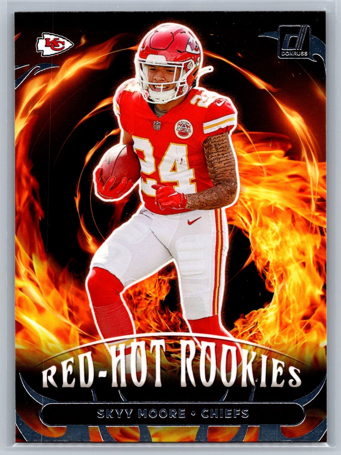 Skyy Moore 2022 Donruss Red Hot Rookies #RHR-8