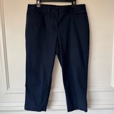 Talbots Signature Blue Ankle Pants Women'sSize 14