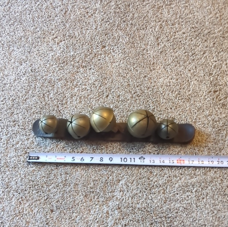 Vintage Brass Horse Sleigh Bells 17 Inch Leather Strap Horse