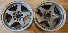 2 Work Jdm Work Rsz-r Wheels 15x7 44 Offset 5 Lug Rims Used
