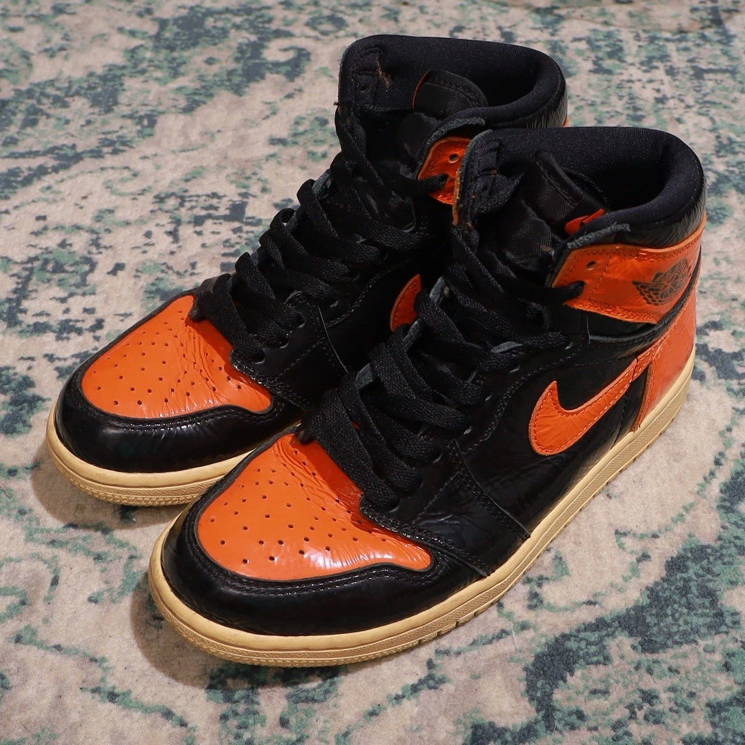 Preços baixos em Jordan 1 Retro High Black Patent | eBay
