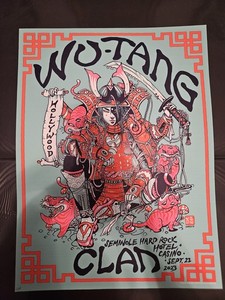 WU-TANG CLAN 90’vintage poster Wu Tang Clan Poster ''Forever'' Vintage 90s Oficial album size H35