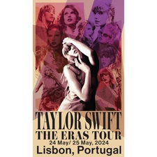Taylor Swift July 9-10 2024 Lisbon Portugal Poster Unframed Home Wall Decor