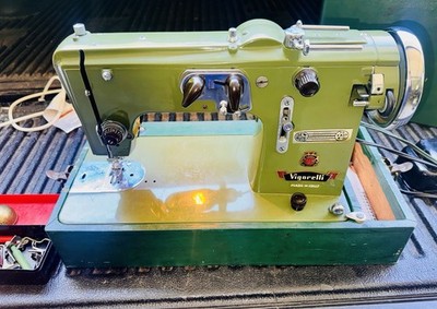 Vintage Vigorelli ZZ Robot A Sewing Machine with Carry Case