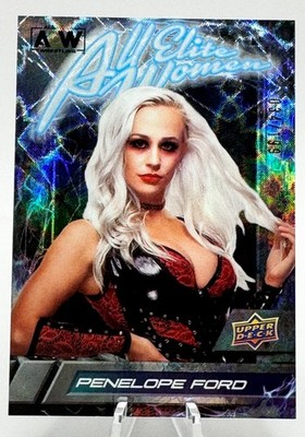 2023 UD AEW All Elite Women Silver Foil Parallel  PENELOPE FORD #'d 034/199