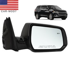 For 2018-2019 Chevy Traverse Lt Right Side Mirror W Signal W Blind Spot 8 Pins For 2018-2019 Chevy Traverse Lt Right Side Mirror W Signal W Blind Spot 8 Pins