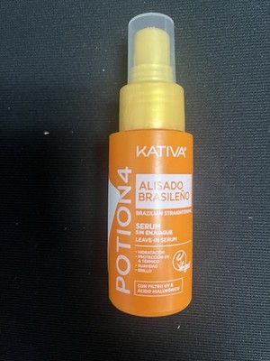 KATIVA Brazilian Keratin Treatment Kit with Potion 4 Thermo-Protective Serum   A